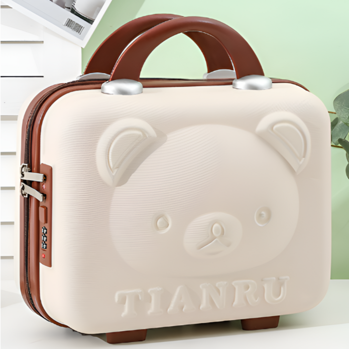 곰돌이 레디백 기내용 미니 캐리어 결합 여행가방