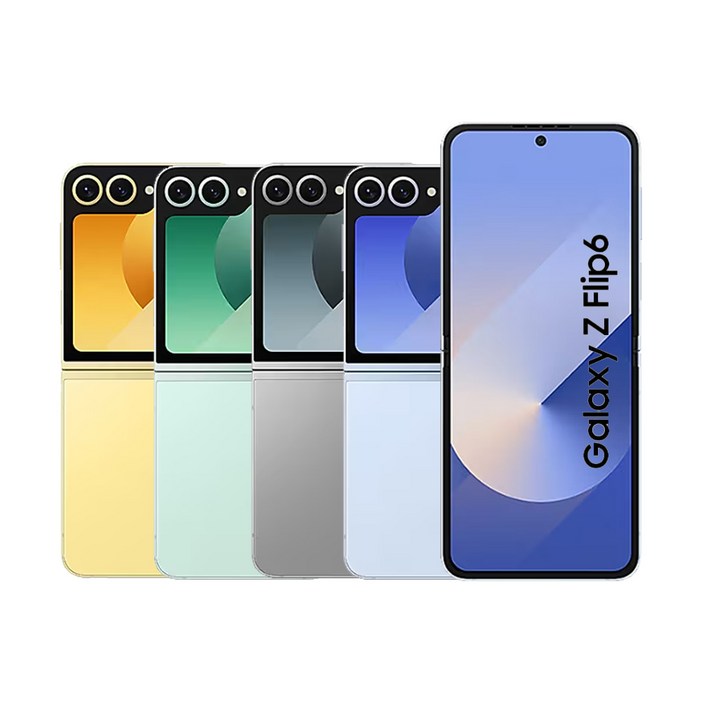 갤럭시 Z 플립6 5G 512GB 자급제 미개봉 공기계 F741 알뜰폰 사용 가능, 512GB, 옐로우