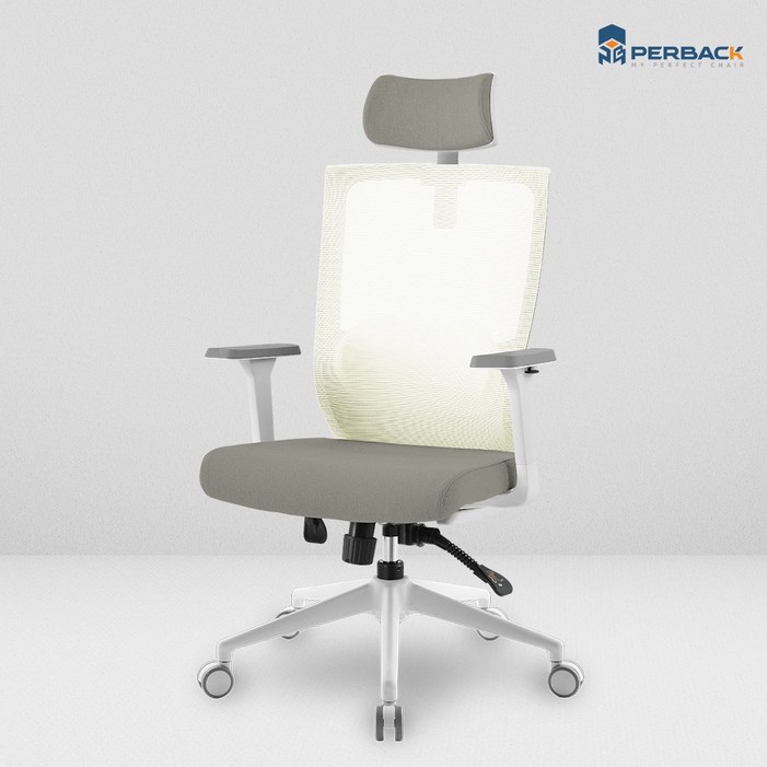 퍼백 PB100 메쉬백 사무용 컴퓨터 의자 공부 학생 허리받침 튼튼한 편한