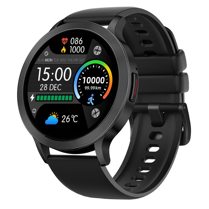 웨어러블 통화가능 스마트워치 S5 1.39인치 한글판, 블랙, 3.5cm, GPS 블루투스