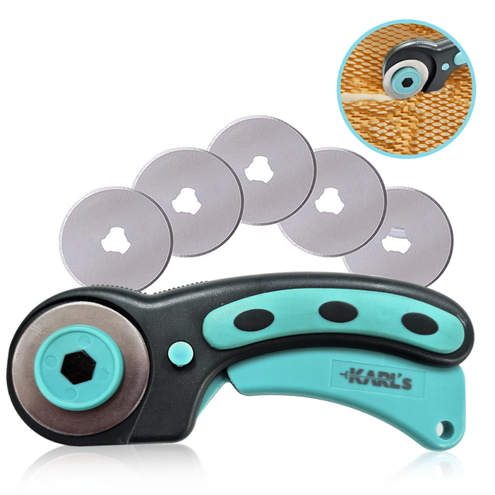 칼스 로터리 커터 재단커터 원형재단칼