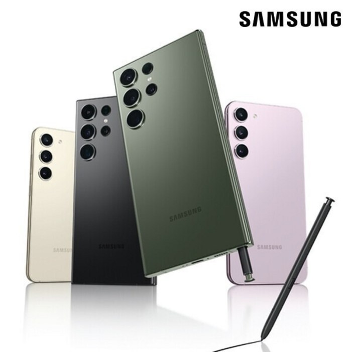 삼성 Ai 갤럭시 S23 256GB 공기계 S급 유심만 넣으면 바로 사용 구성품 단말기  유심핀  보호케이스  보호필름  12개월 무상보증, 256GB, 그린