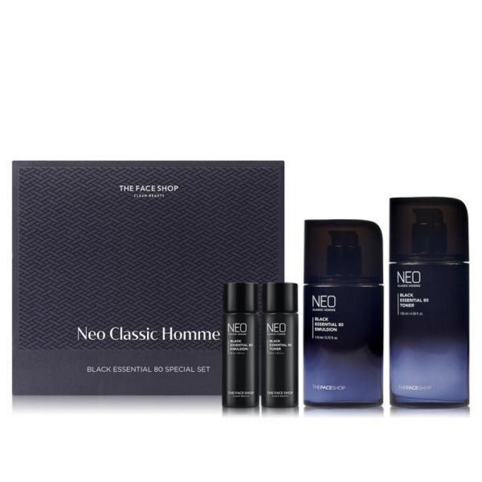 네오클래식 옴므 블랙 에센셜 세트