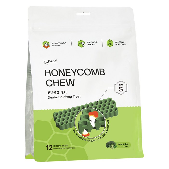 바이레프 강아지 허니콤츄 덴탈껌