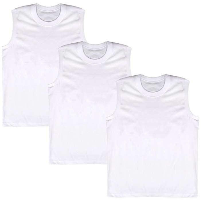 예스플러스 국내산 베이직 민소매면티 3P