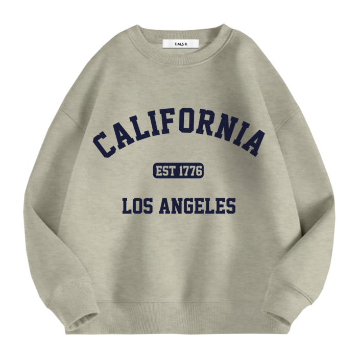 SICT 캘리포니아1776 소프트 특양면 맨투맨