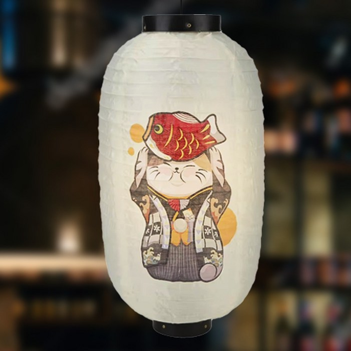 이자카야 홍등 방수 조명 일본 한지 갓등 스시 라멘 캠핑 등