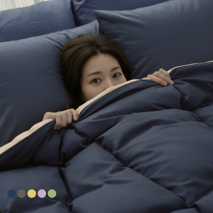 도르리 피치스킨 사계절이불 항균 알러지케어 먼지없는 차렵이불