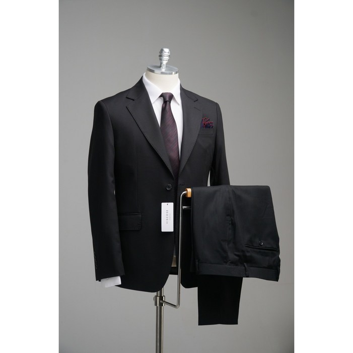 Premium T06 비스코스27 테일러기법 스티치공정 남자 봄 가을 블랙 정장 수트