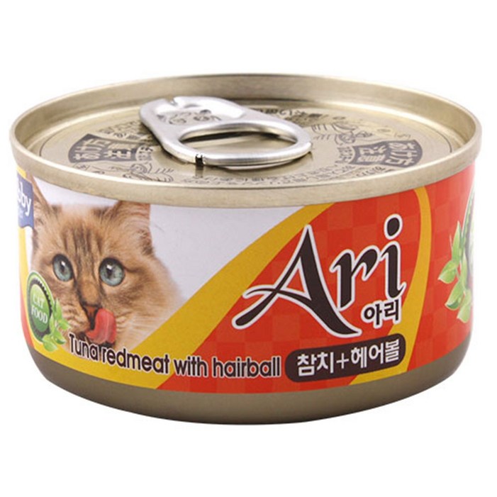 테비 아리캔 참치헤어볼80gx24개