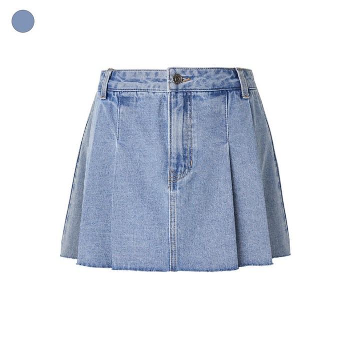 게스 게스  SUZY POP  여성 L톤 플리츠 치마바지 ON2D5692