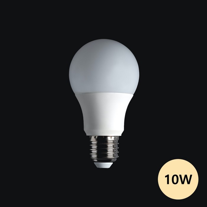 e26 소켓 LED 전구 10W 주백색아이보리색빛,4000K, 40개, 주백색