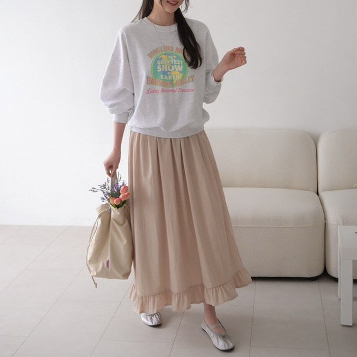 데일리앤 소이 바스락 프릴 이너 레이어드 원피스 봄 여름 가을