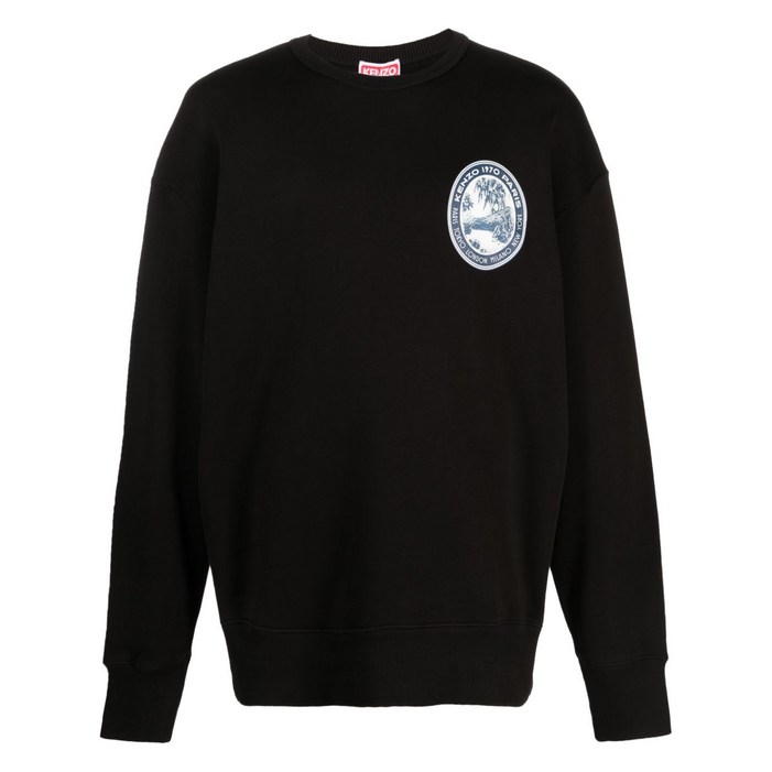 Kenzo 로고 패치 스웨트셔츠