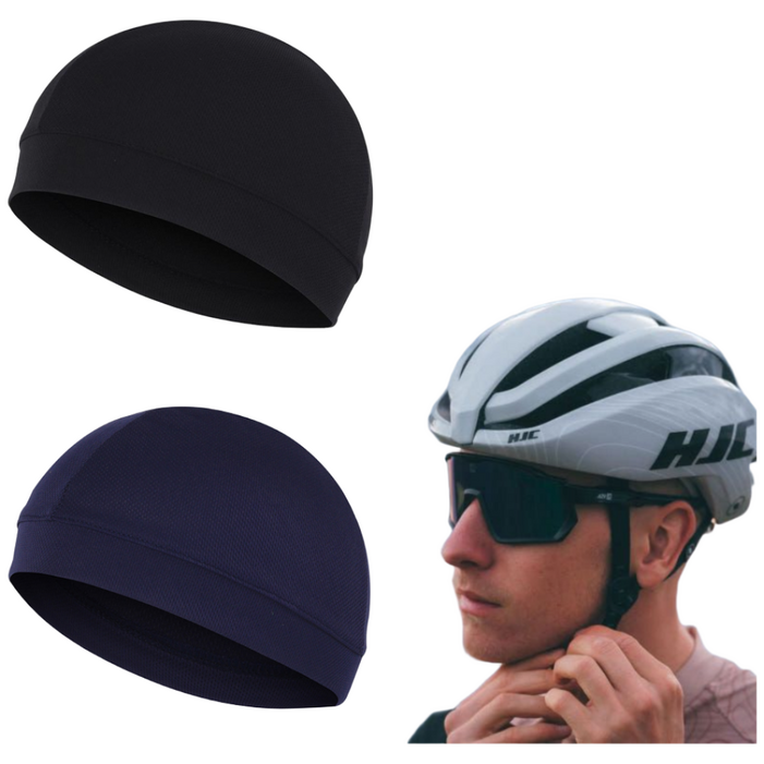 디보네 11 스컬캡 사계절 비니 통기성 자전거 쪽모자 이너캡 조각모 프리사이즈, 블랙네이비, 1개