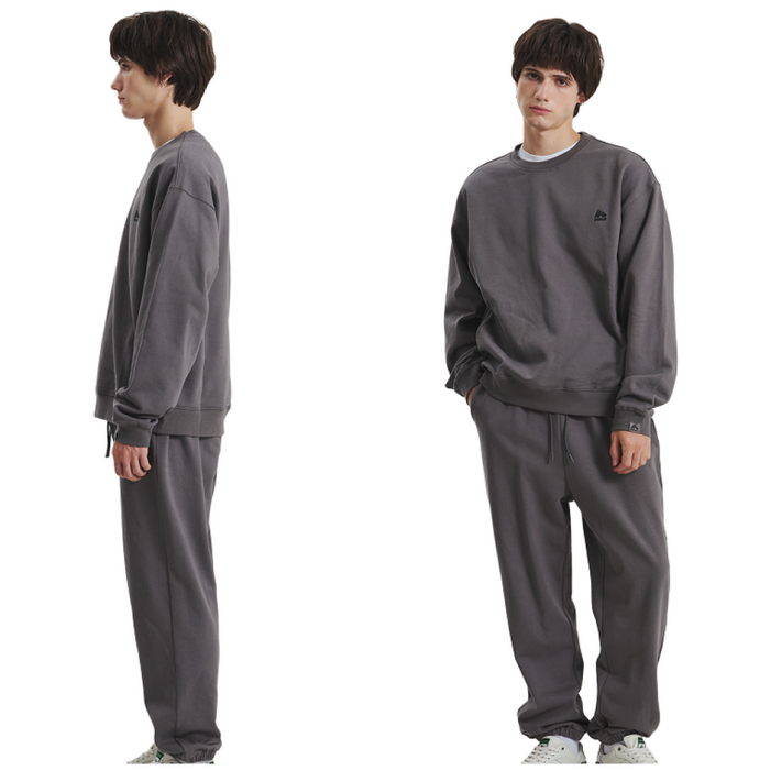 RBX 남여공용 오버핏 셋업 스웻셔츠 민안감 루즈핏 가을셋업 세트 기모X