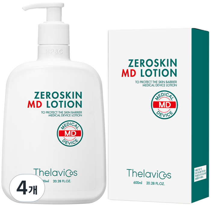 테라비코스 제로스킨 엠디 MD 로션, 4개, 600ml