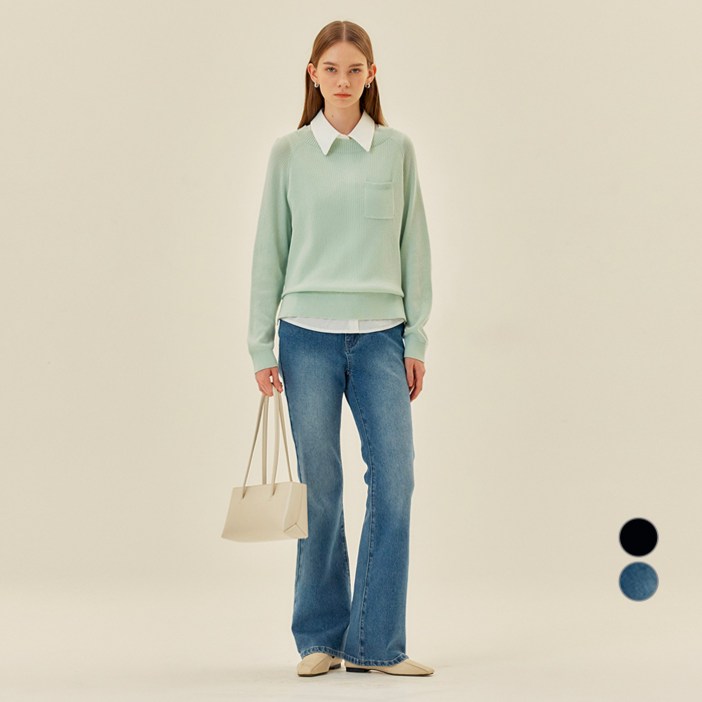 마인드브릿지 여성용 세미부츠컷 데님팬츠 MZDP0201