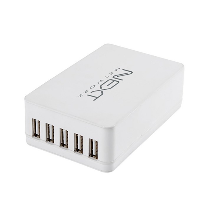 넥스트 NEXT USB 5포트 AC 충전기 넥스트 NEXT USB 5포트 AC 충전기
