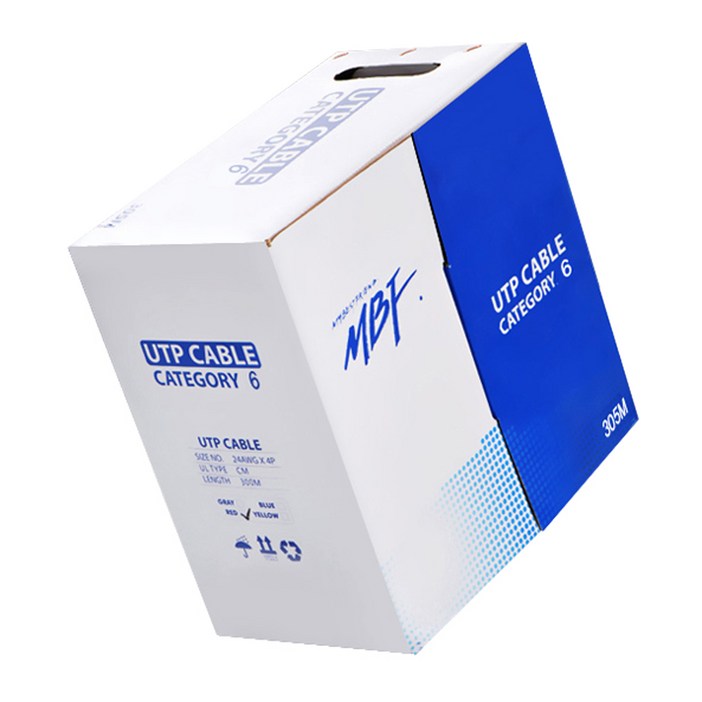 엠비에프 Category 6 UTP 랜케이블 305m MBF-C6-305G
