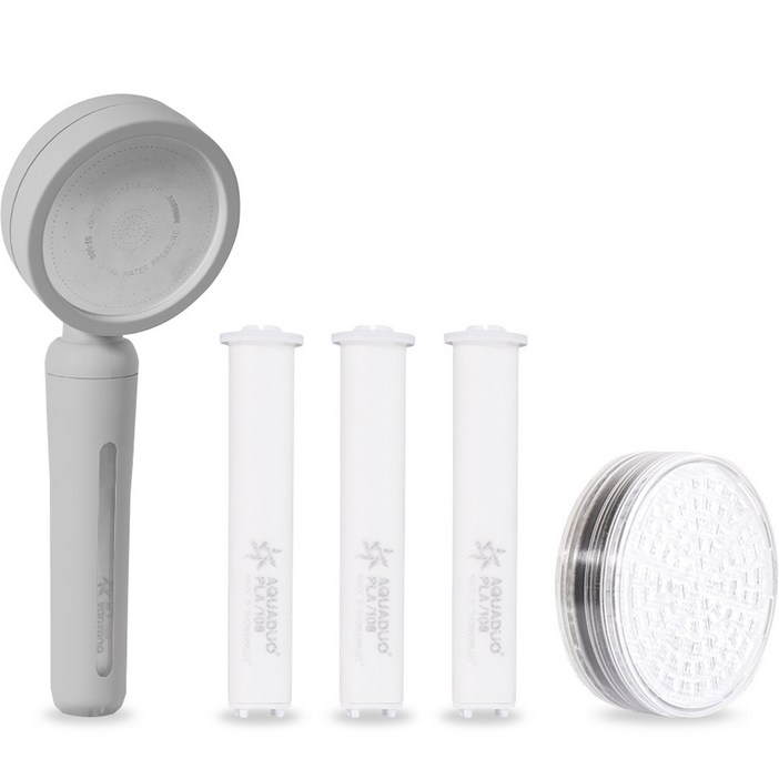 아쿠아듀오 블라썸 샤워기  PLA 필터 3p  2차 ACF헤드 필터 세트