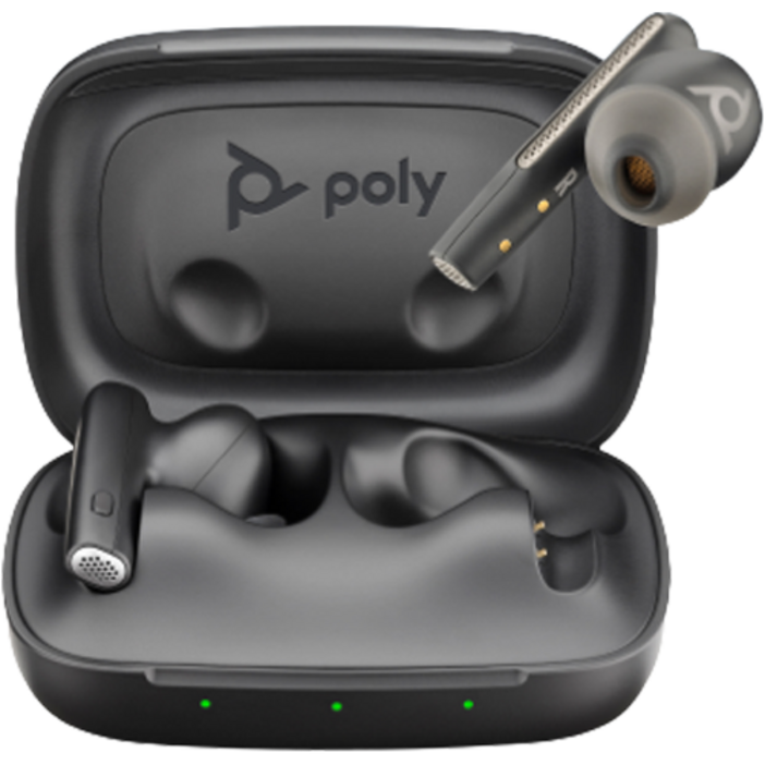POLY 플랜트로닉스 블루투스 이어폰, VOYAGER FREE 60, 단일색상