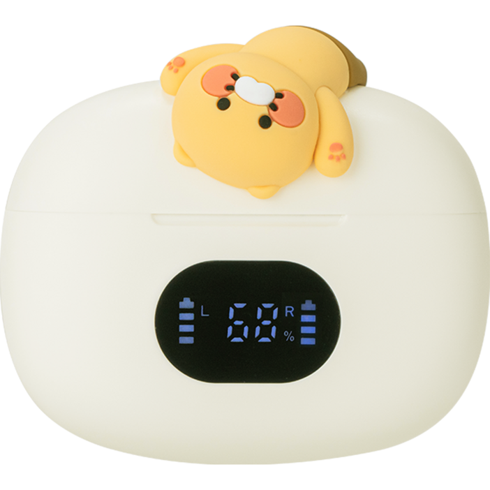 카카오프렌즈 TWS 춘식이 블루투스 무선 이어폰, WI23TWS01, 베이지