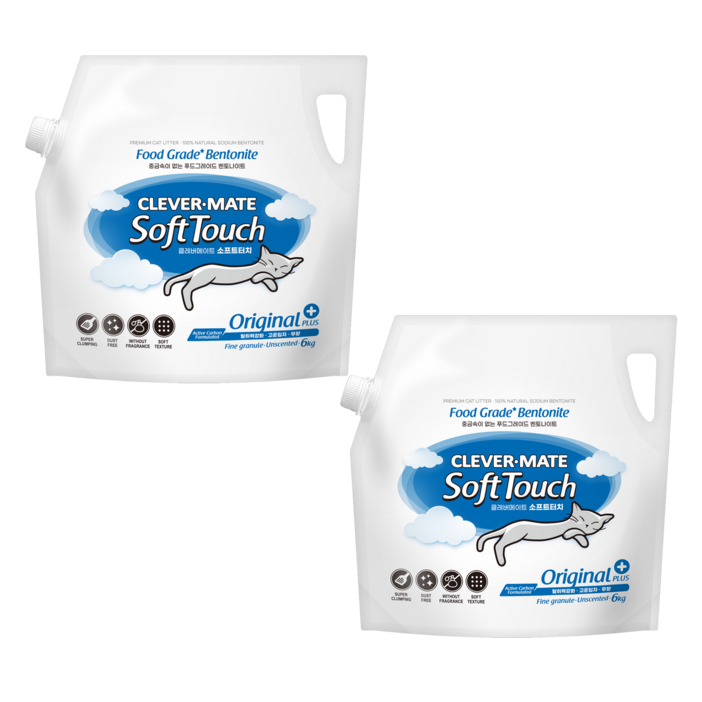 클레버메이트 소프트터치 오리지널 플러스 고양이 모래