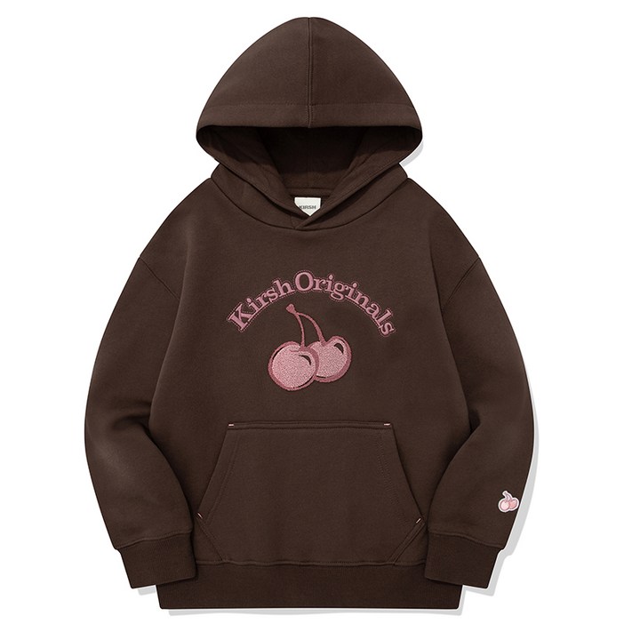 키르시 여아용아치체리로고기모보온 후드