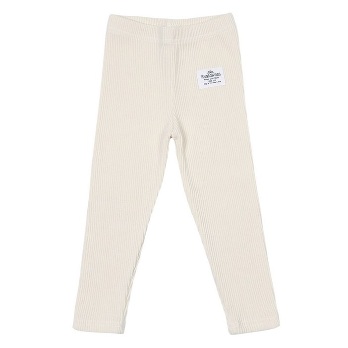 레인보우키즈 아동용 스퀘어 골지 레깅스