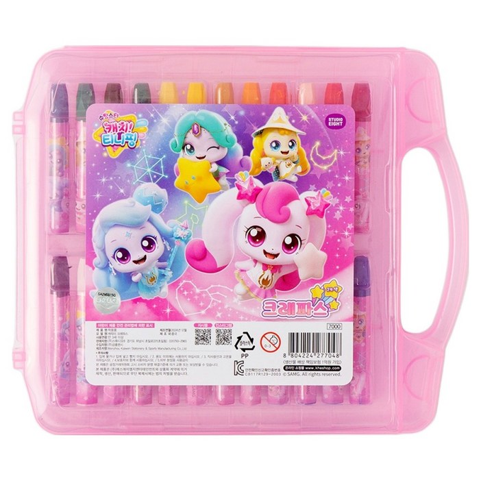 캐치티니핑 5 로열핑 크레파스, 24색, 1개