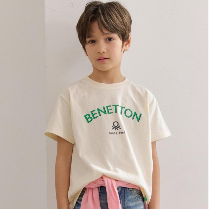 베네통 아동용 반팔 티셔츠 BNKI009 BNKTS5M12T