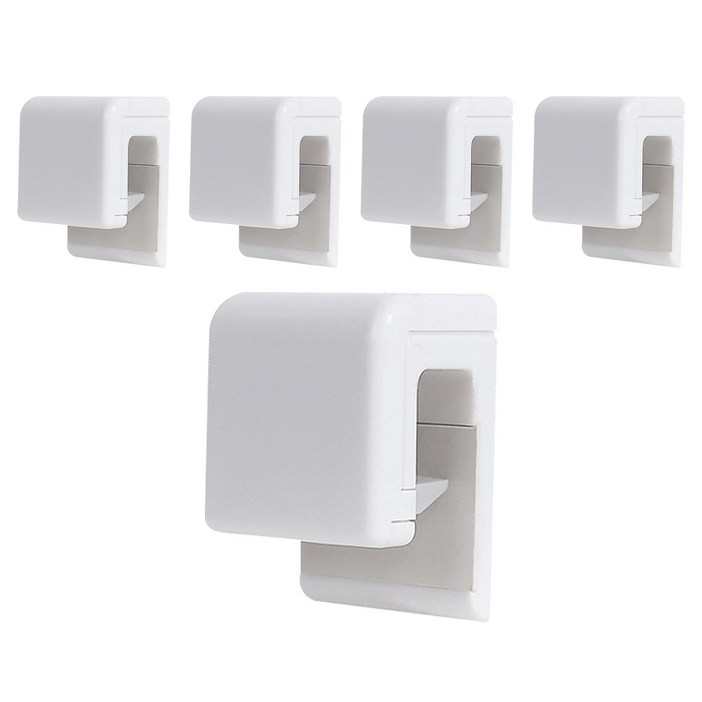 리빙메이커 무타공 간편 클립형 치약걸이