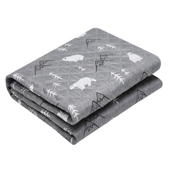 HanilMedical 탄소열선 고급전기요 HLD205, 북극곰, 라지 135 x 180 cm HanilMedical 탄소열선 고급전기요 HLD205, 북극곰, 라지 135 x 180 cm
