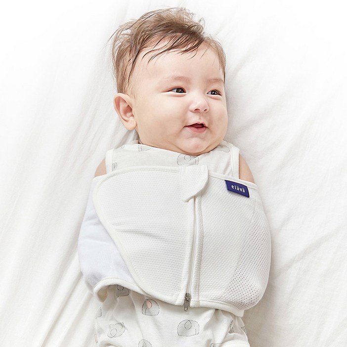 엘라바 무소음 스와들 스트랩 면메쉬 S