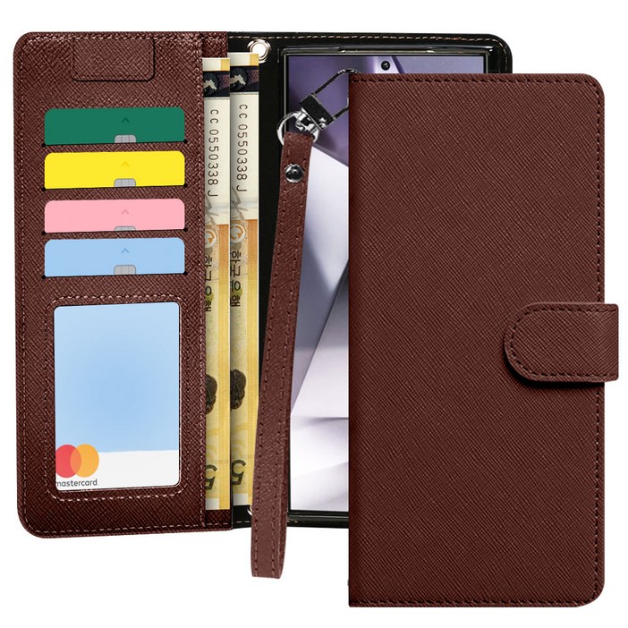 아이엔픽 사올린 소가죽 지갑 다이어리 휴대폰 케이스