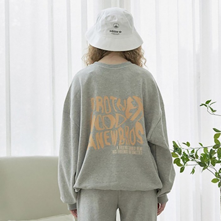 어뉴브로스 물결브라더 W맨투맨 AMS0016