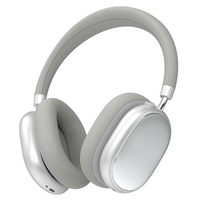 SKY 핏 액티브 노이즈캔슬링 무선 블루투스 헤드폰, SKYANCH1, 실버, 액티브노이즈캔슬링ANC, 100시간, 실버, SKYANCH1