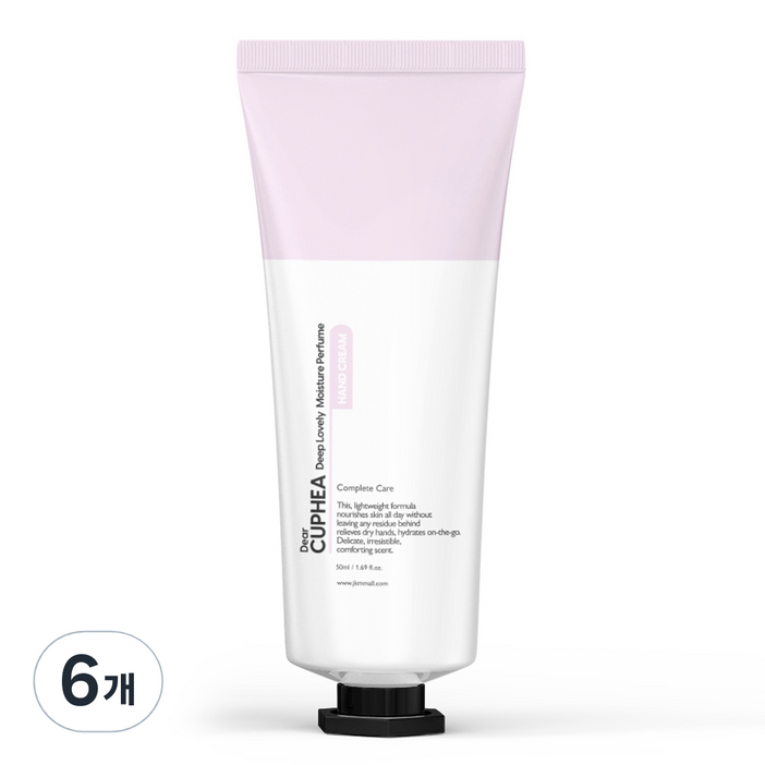 디어쿠페아 모이스처 퍼퓸 핸드크림 딥러블리, 50ml, 6개