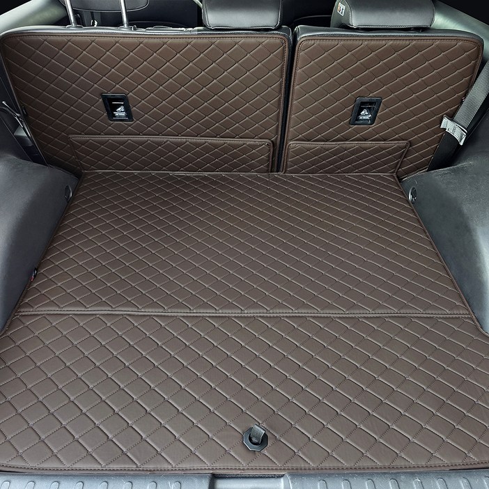 비비키 프리미엄 트렁크매트 트렁크매트 세트, 현대 아이오닉5 2021년형~, 다크브라운