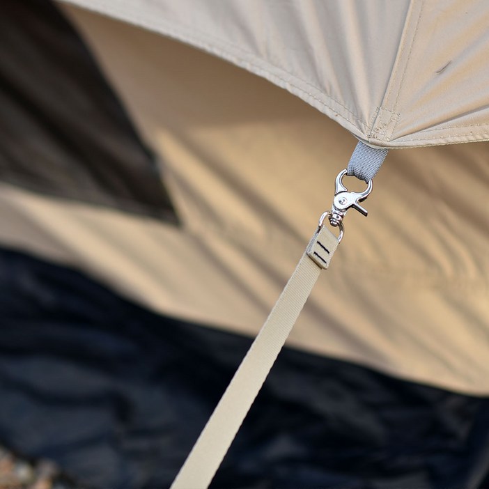 휴캠핑 동계 장박 텐트 웨빙 스트링