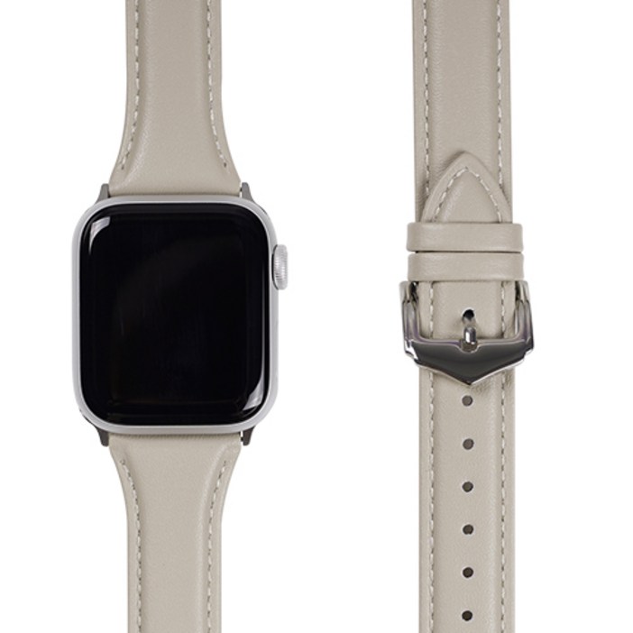신지모루 스마트워치 가죽 슬림 레더 스트랩