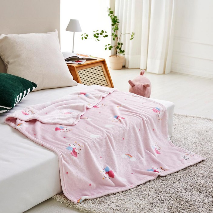 모던하우스 유아용 페어리래빗 밍크극세사 블랑켓