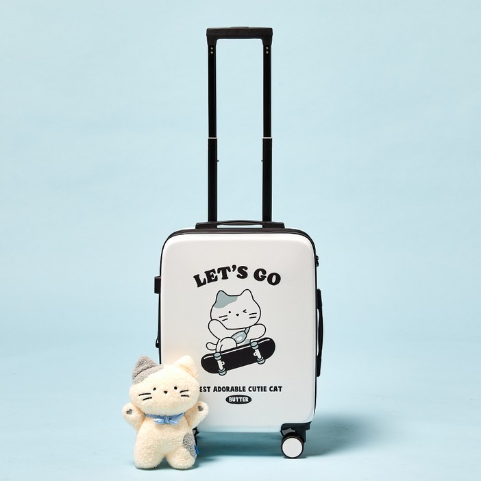 모던하우스 버터 트래블 렛츠코 확장형 기내용 캐리어 20인치