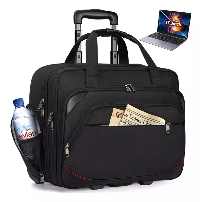 18인치 대용량 방수 멀티 파티션 바퀴 달린 비즈니스 캐리어 PC 가방