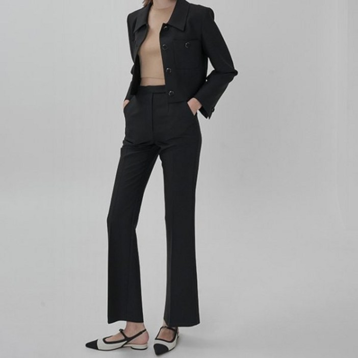 나인Atelier Nain 레이 셋업 슬림 부츠컷 팬츠PT5376 196091