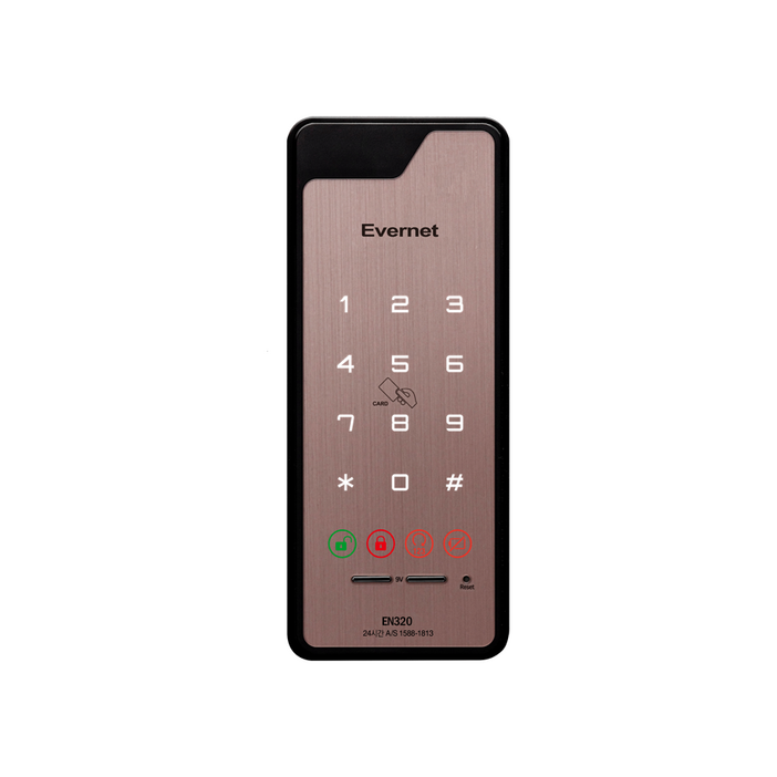 에버넷 디지털 도어락 보조키 번호 카드키 자가설치 EN320, 고객직접설치, EN320