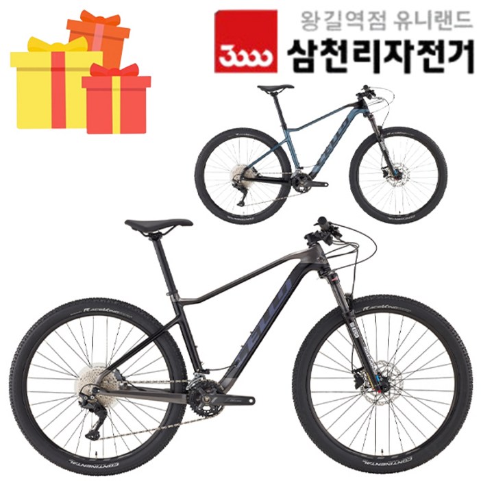 첼로 2023 완조립 XC PRO 10 S 27.5인치 카본 산악 MTB 자전거, 블랙아이언그레이, 1개