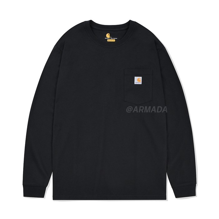칼하트 포켓 긴팔 티셔츠 K126 롱슬리브