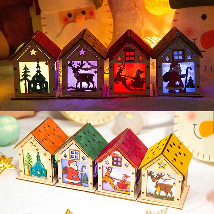 키움아트 크리스마스장식 조명 무드등만들기, 루돌프10개KAMKCP